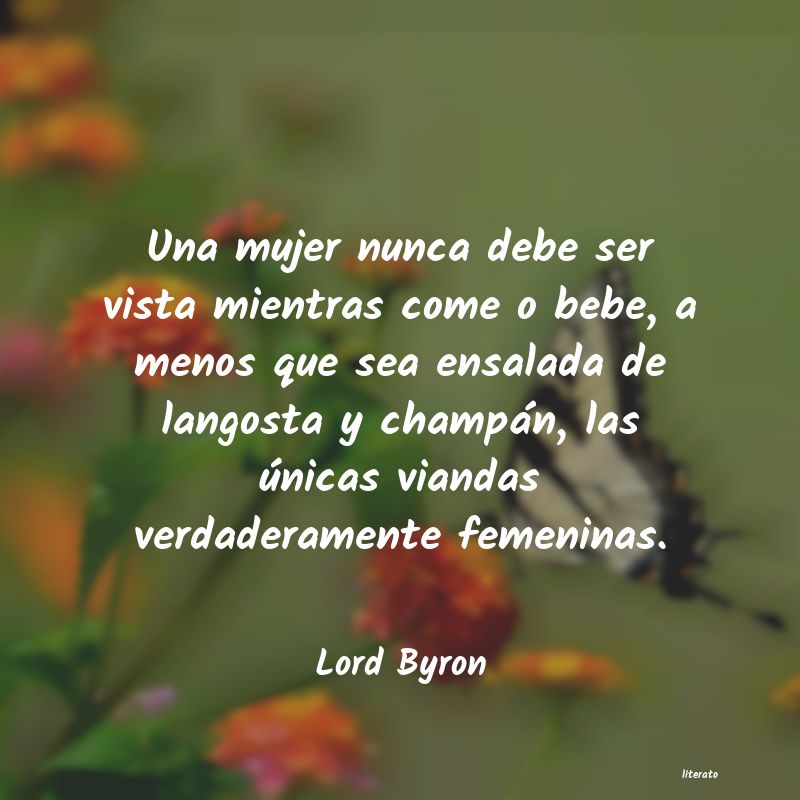 frases de Lord Byron