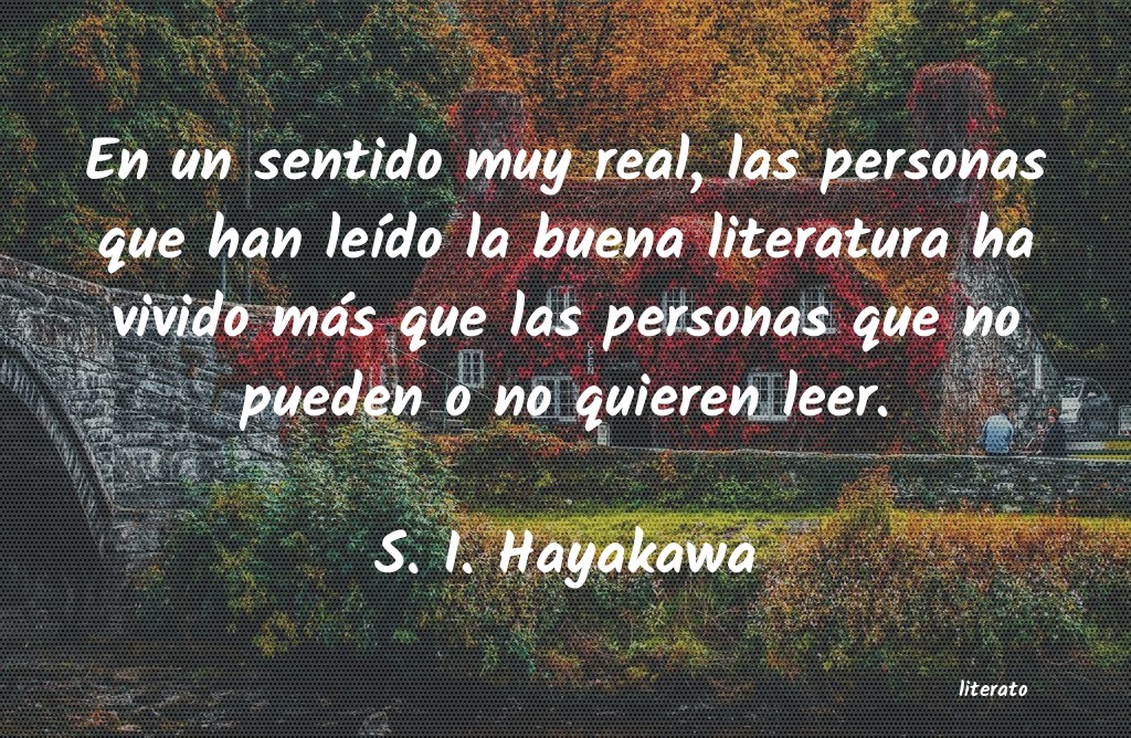 frases de S. I. Hayakawa