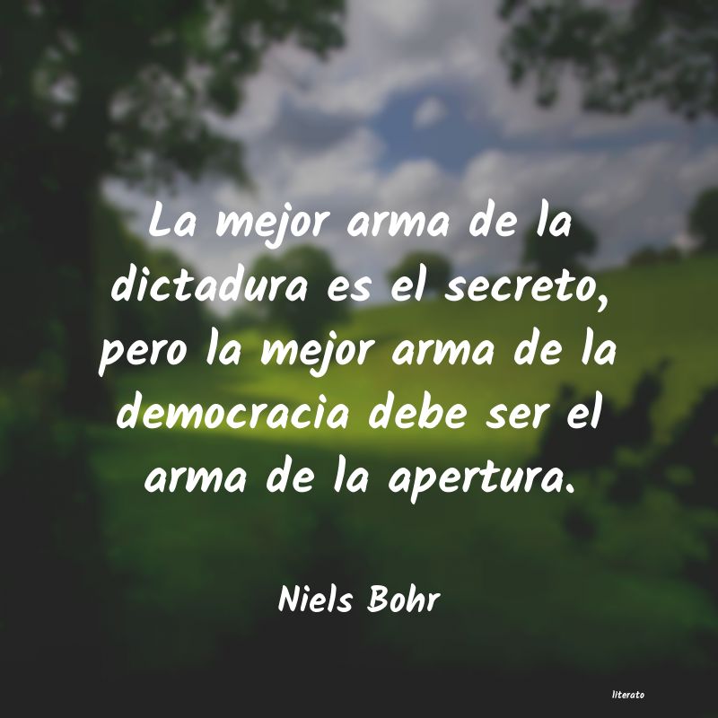 Frases de Niels Bohr
