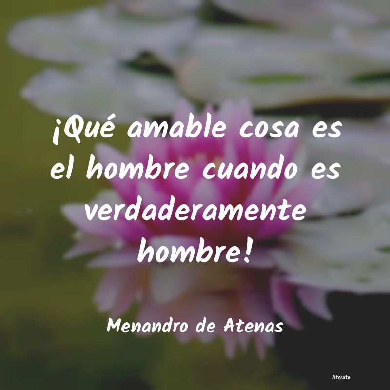 Frases de Menandro de Atenas