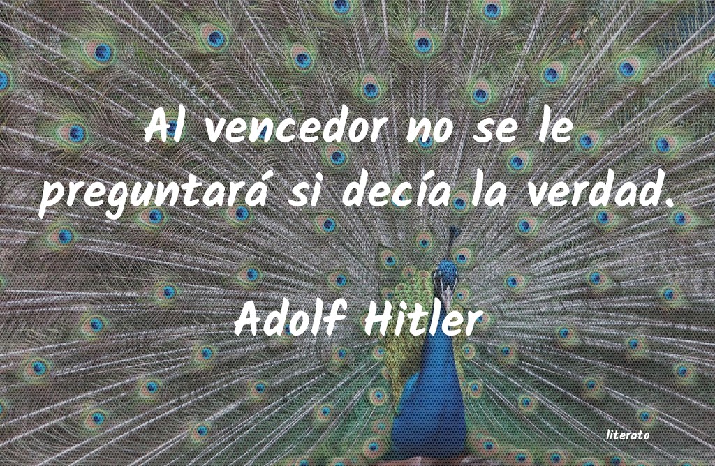 frases de Adolf Hitler