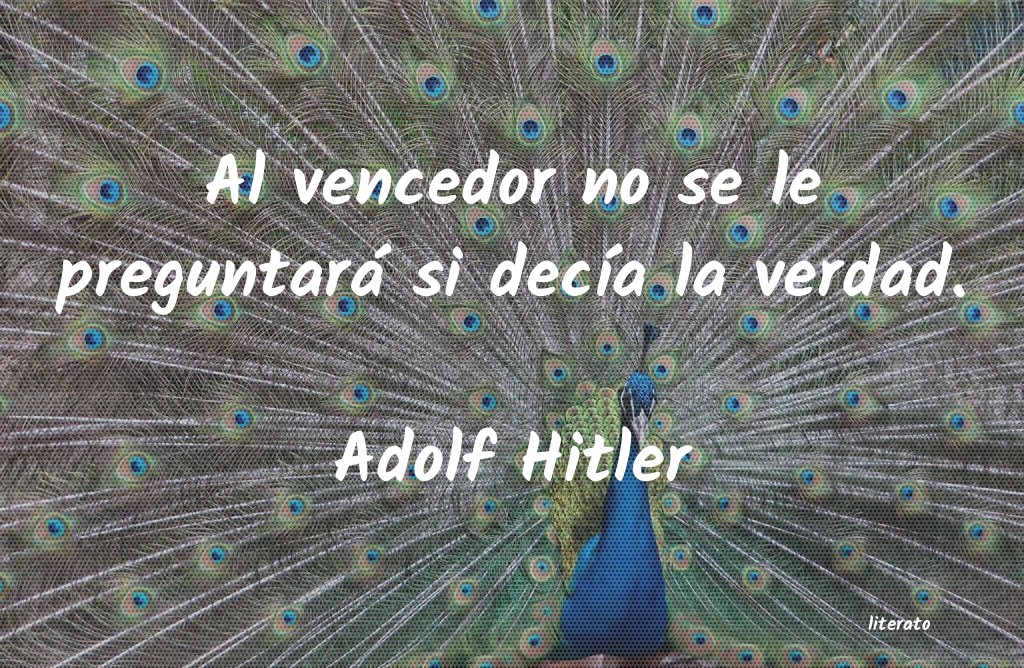 Frases de Adolf Hitler