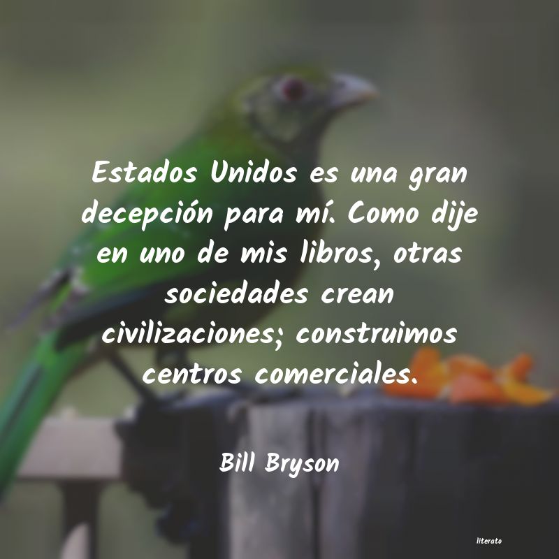 Frases de Bill Bryson