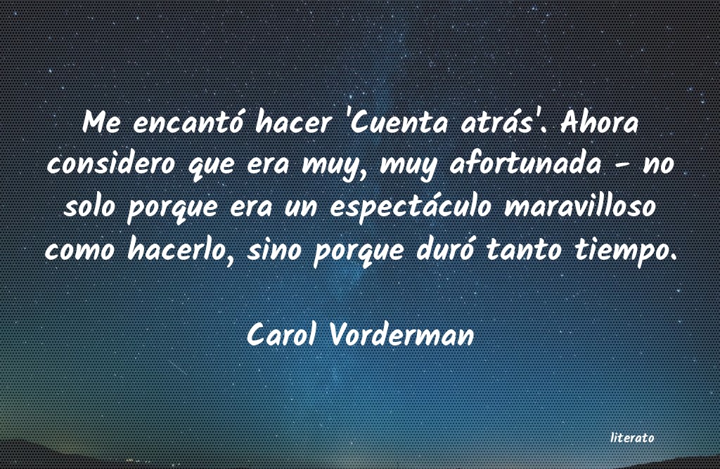 Frases de Carol Vorderman