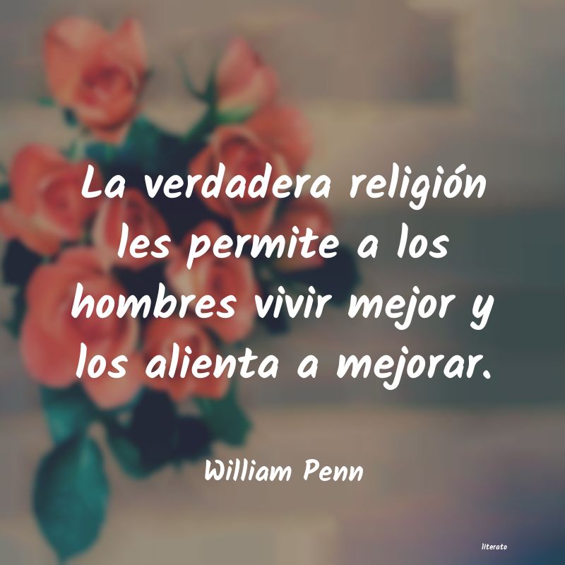 frases de William Penn