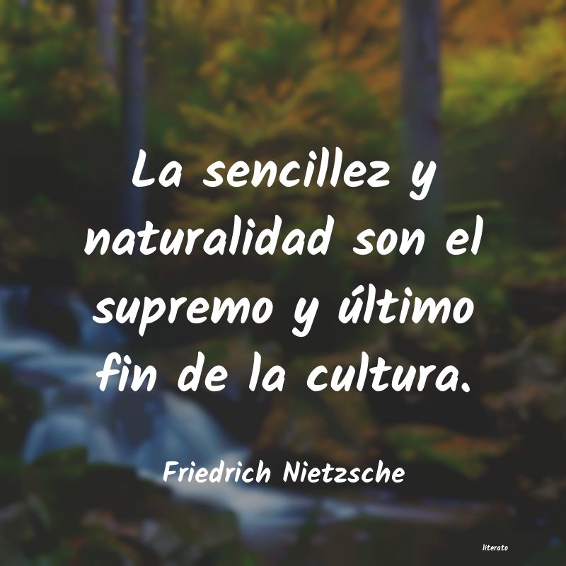 frases de naturalidad y sencillez