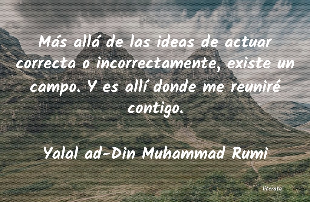 Frases de Yalal ad-Din Muhammad Rumi