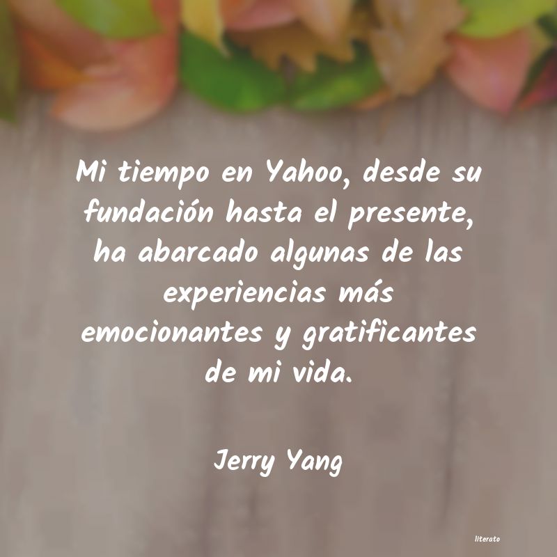 Frases de Jerry Yang