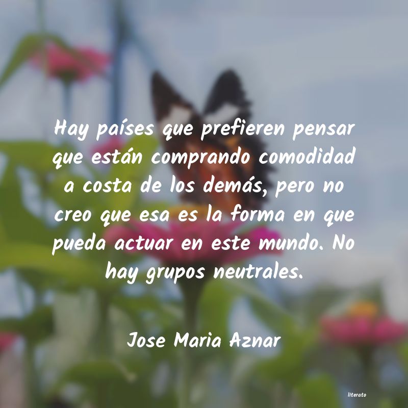 frases de Jose Maria Aznar