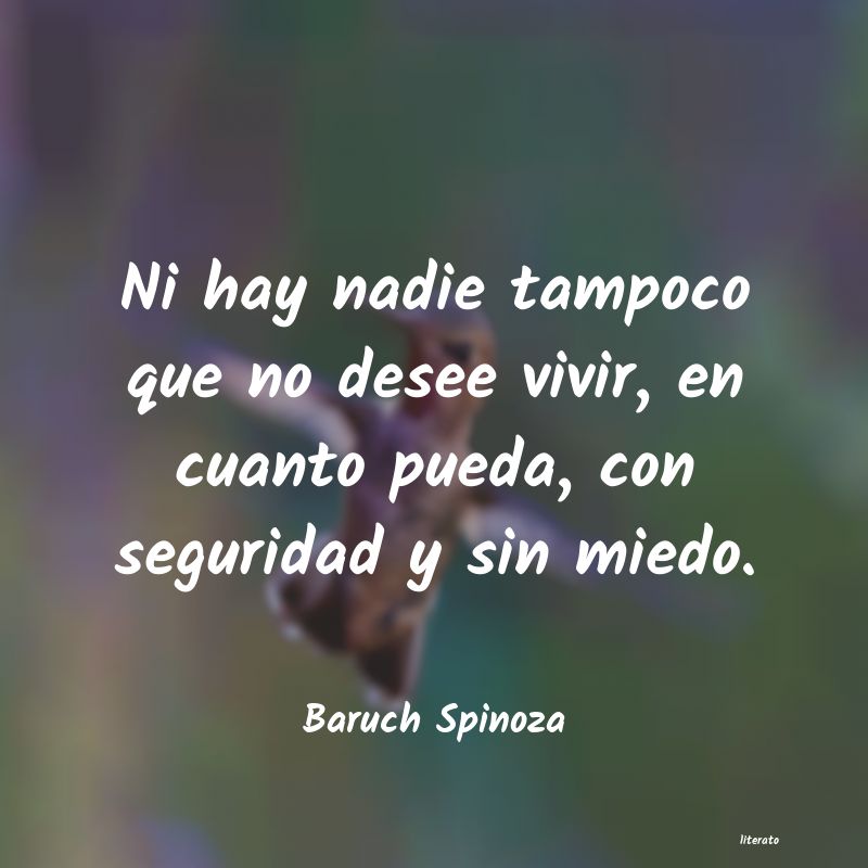 frases de Baruch Spinoza