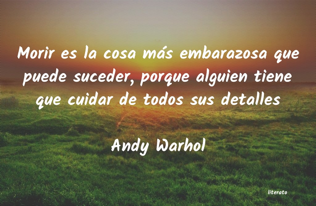 Frases de Andy Warhol