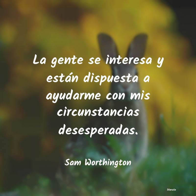 Frases de Sam Worthington