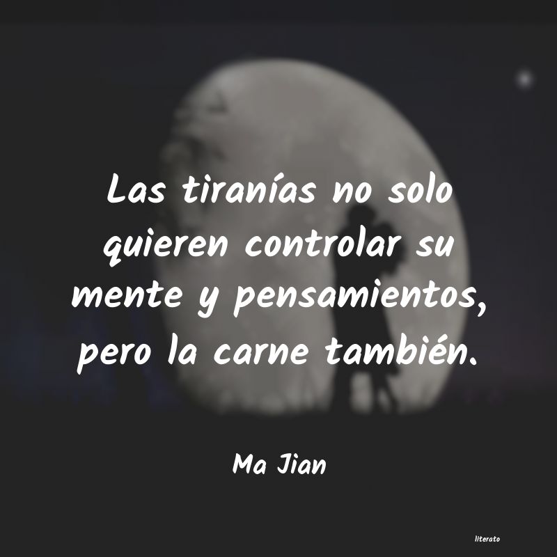 Frases de Ma Jian