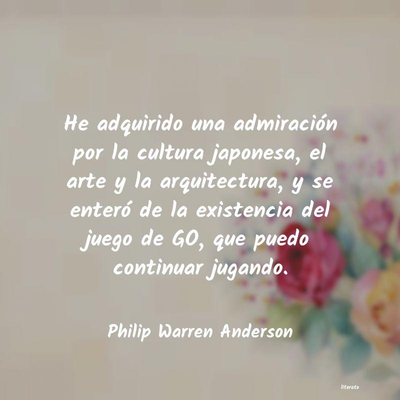 frases de Philip Warren Anderson
