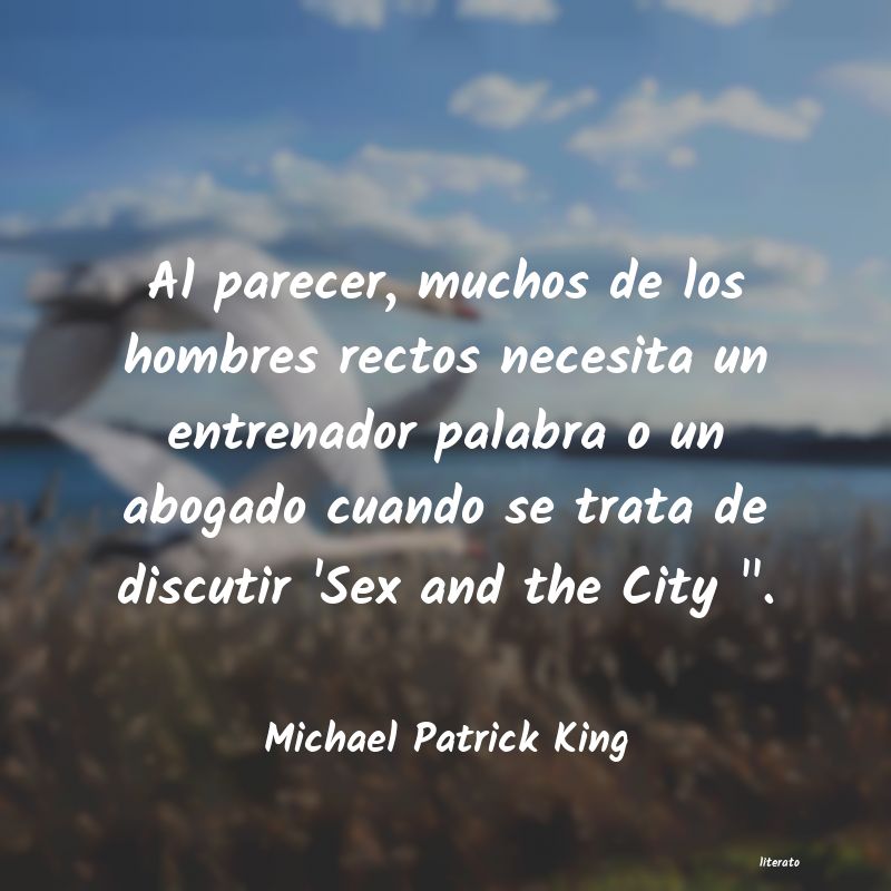 Frases de Michael Patrick King