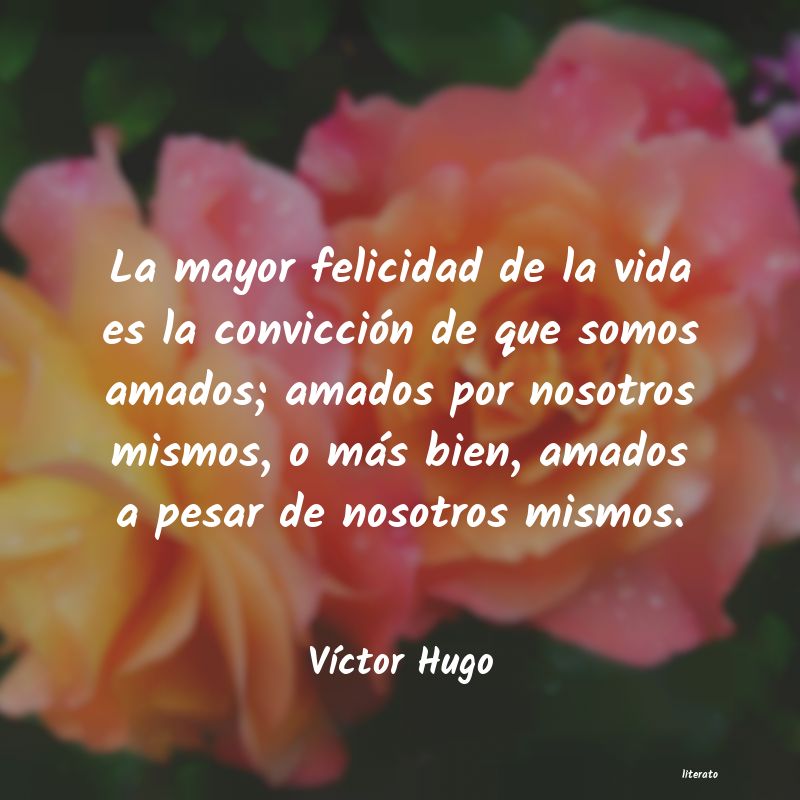 lagrimas con victor hugo