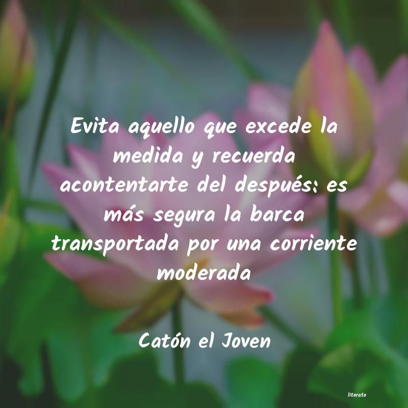 frases de Catón el Joven