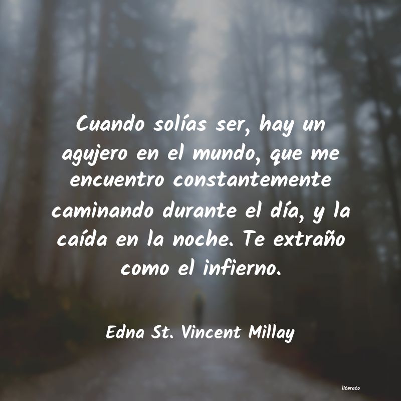 frases de Edna St. Vincent Millay