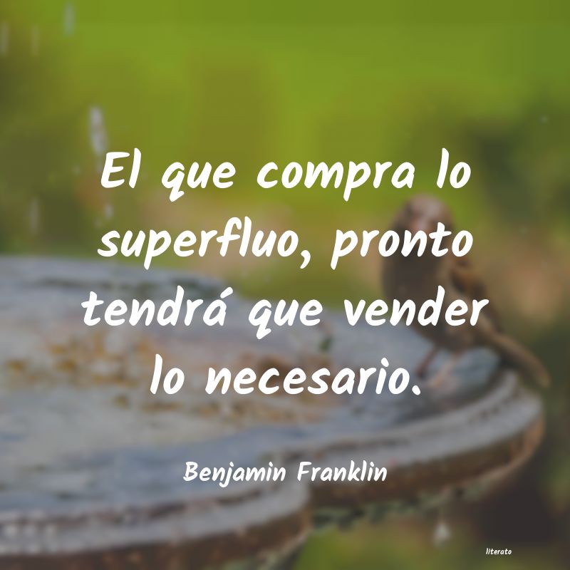 Frases de Benjamin Franklin