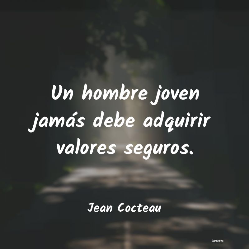 Frases de Jean Cocteau