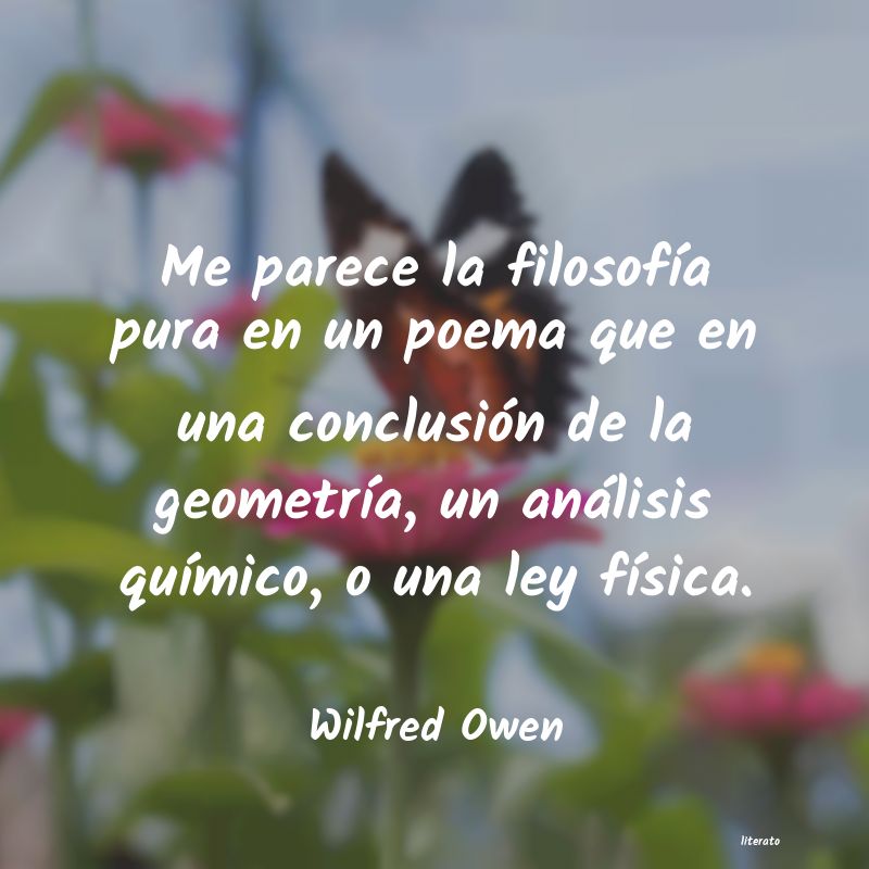 Frases de Wilfred Owen