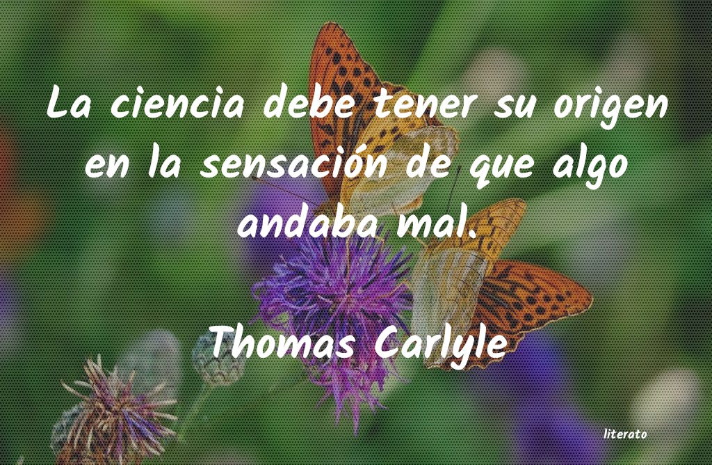 Frases de Thomas Carlyle