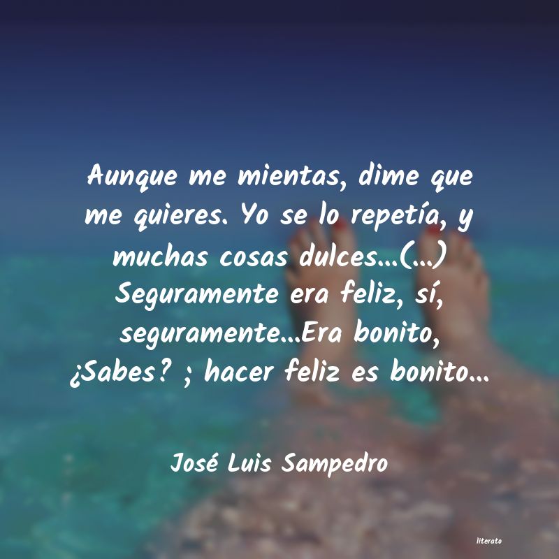 frases de José Luis Sampedro