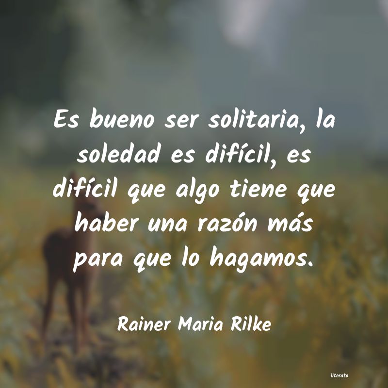 frases de Rainer Maria Rilke
