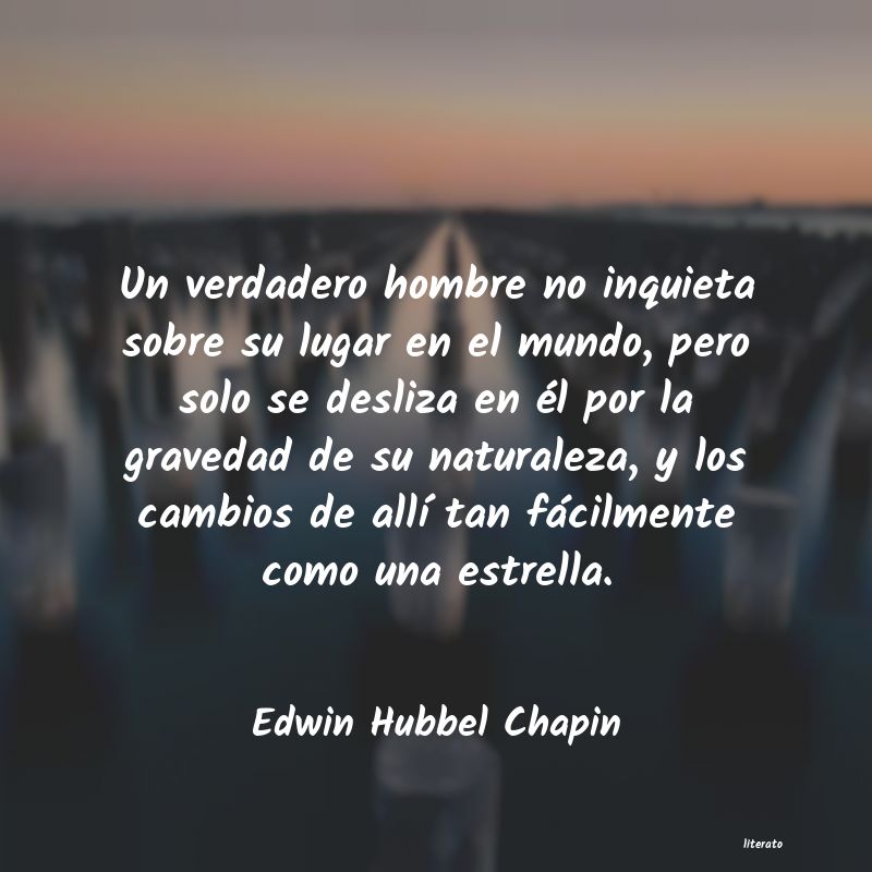 frases de Edwin Hubbel Chapin