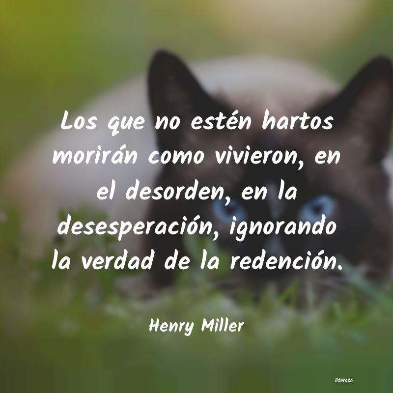 frases de Henry Miller
