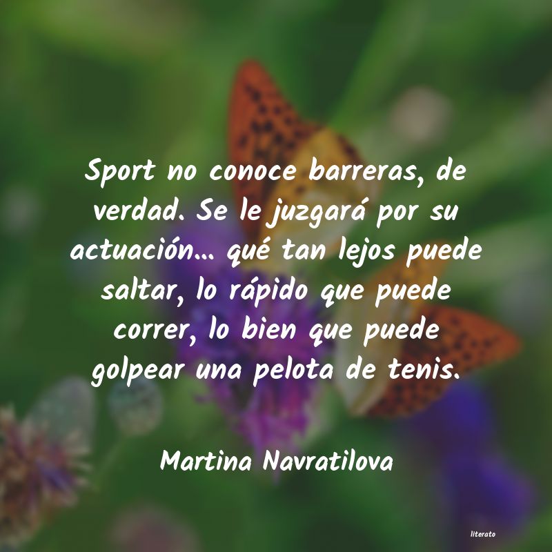 Frases de Martina Navratilova