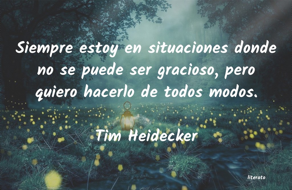 Frases de Tim Heidecker