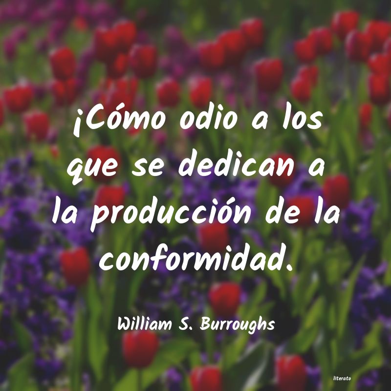 Frases de William S. Burroughs