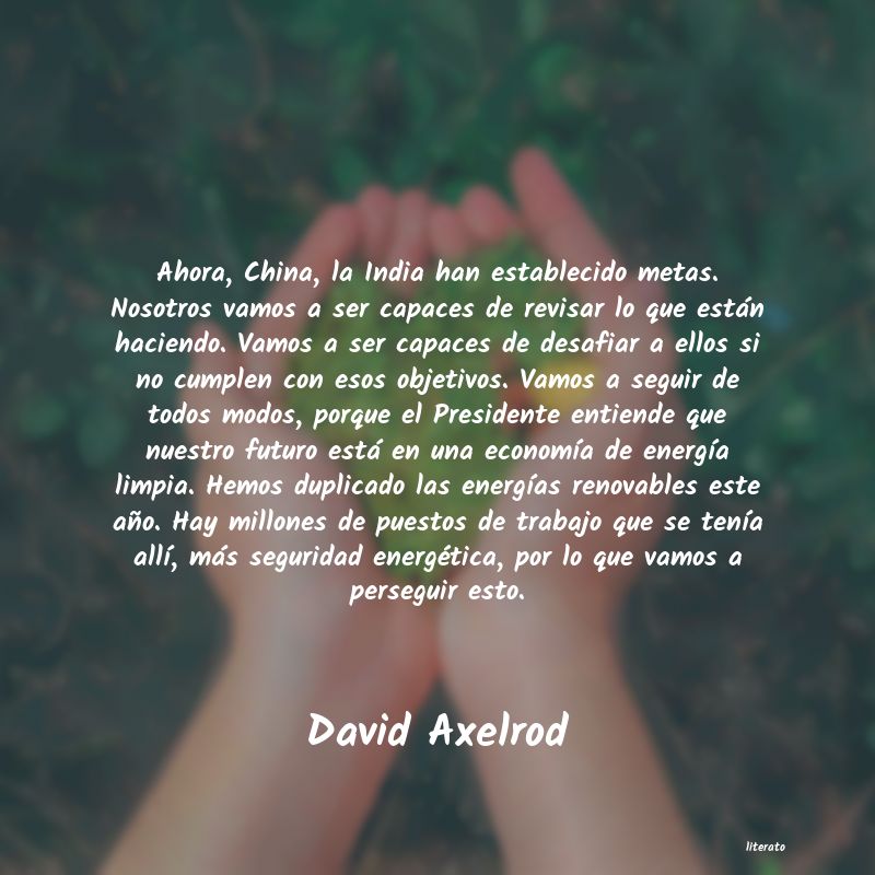 Frases de David Axelrod
