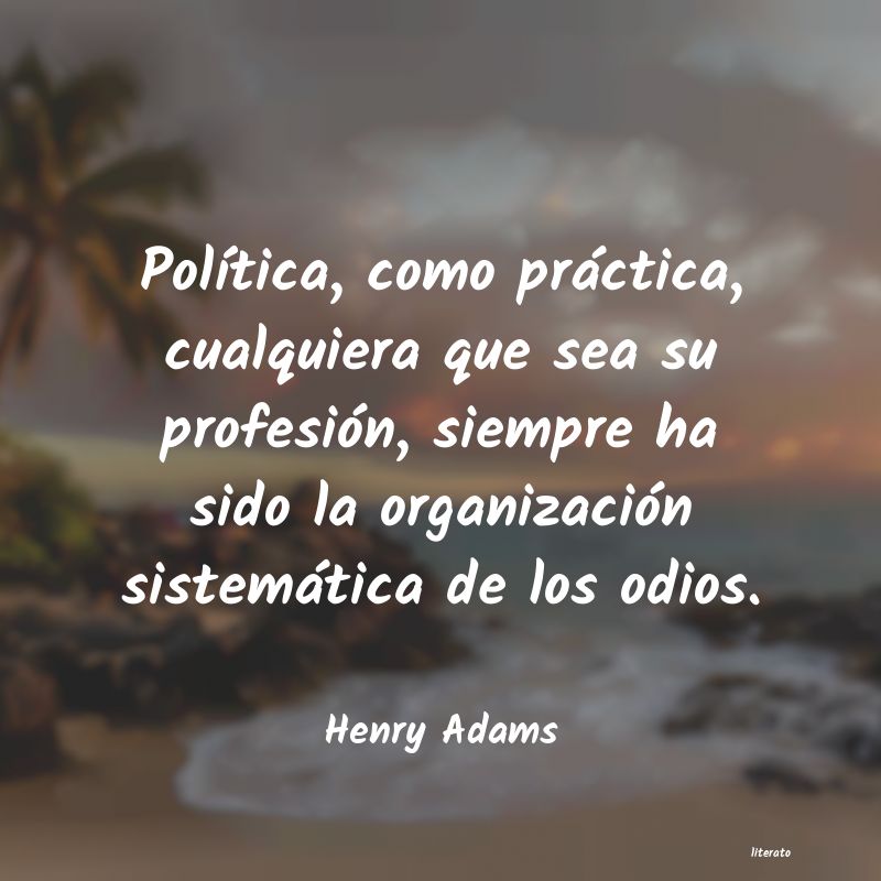 Frases de Henry Adams