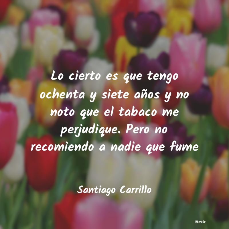 frases de Santiago Carrillo