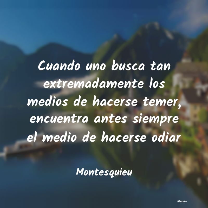 Frases de Montesquieu