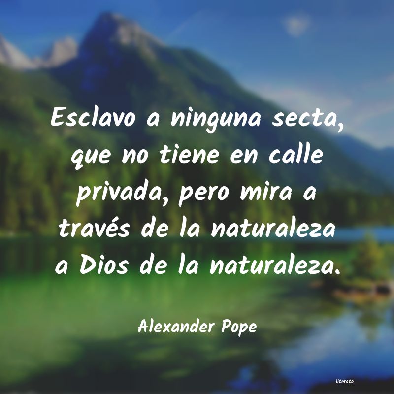 Frases de Alexander Pope