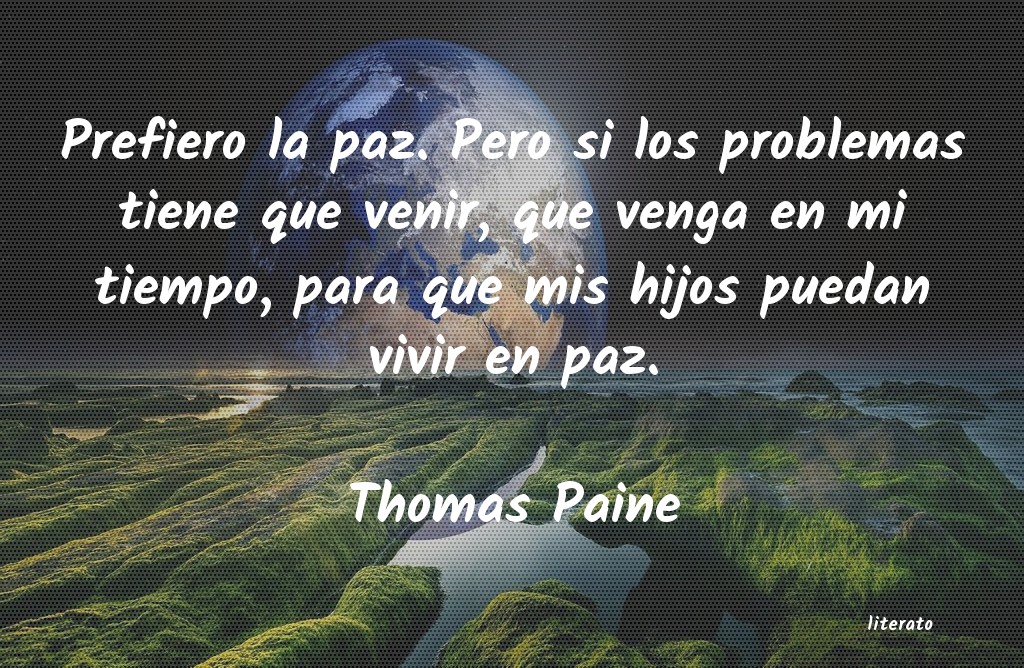 Frases de Thomas Paine