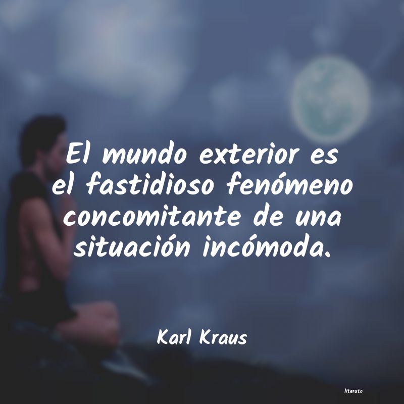 Frases de Karl Kraus