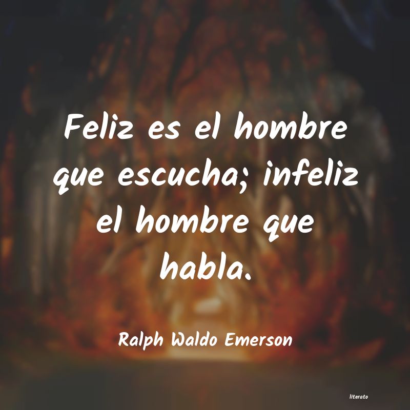 Frases de Ralph Waldo Emerson