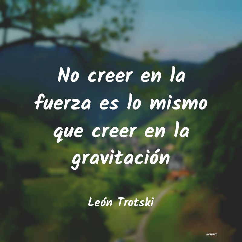 Frases de León Trotski