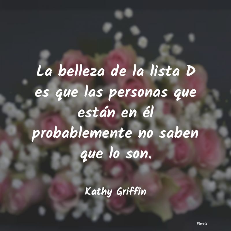 Frases de Kathy Griffin