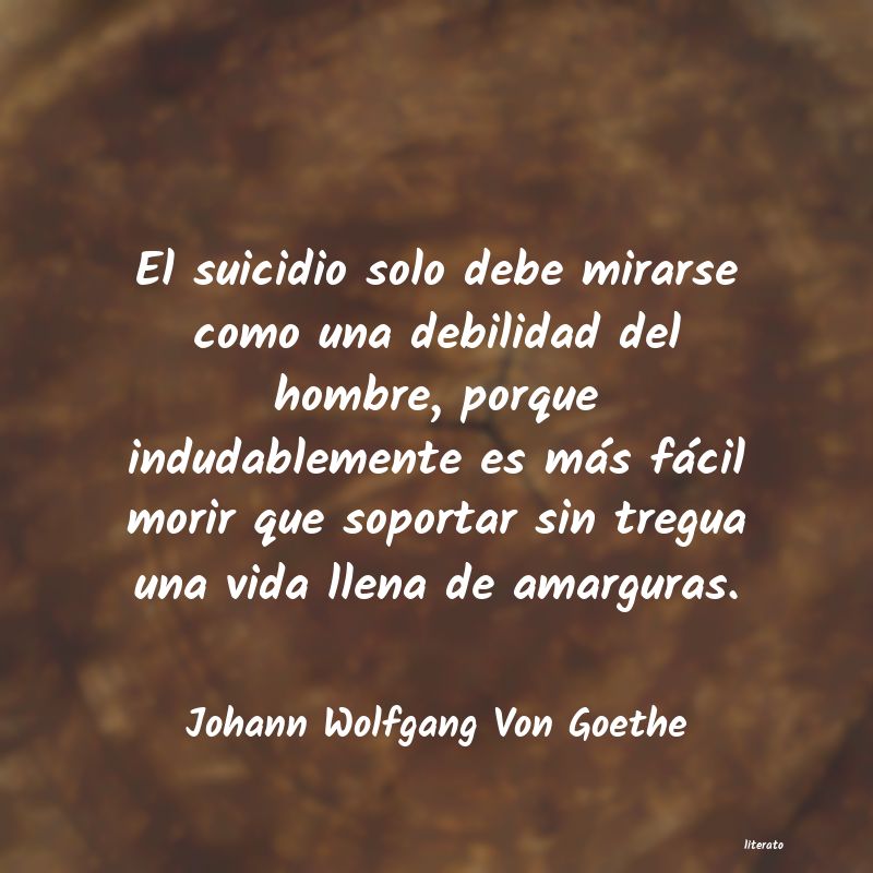 Frases de Johann Wolfgang Von Goethe