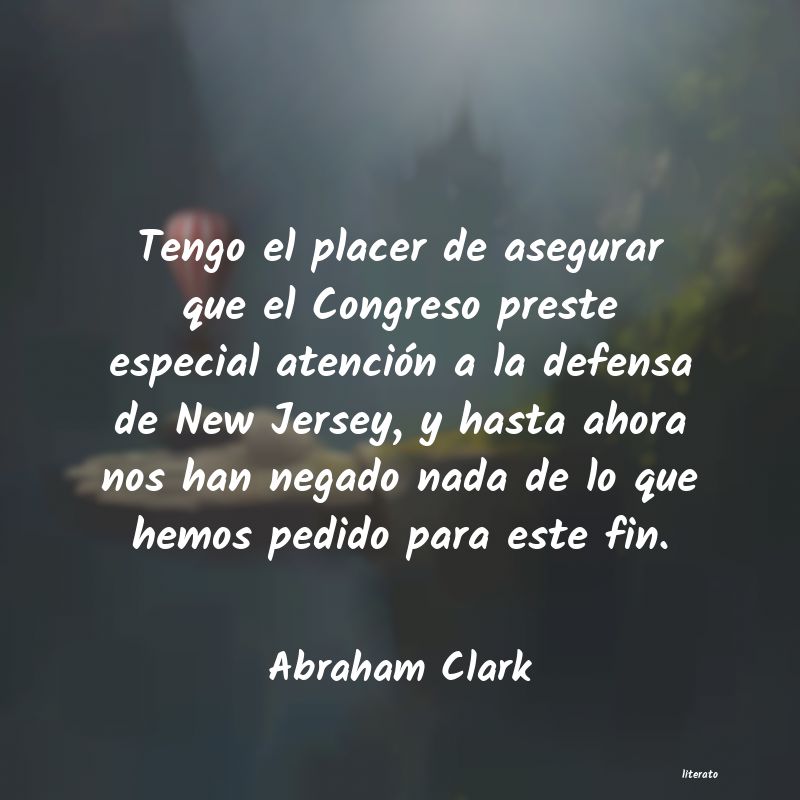 frases de Abraham Clark
