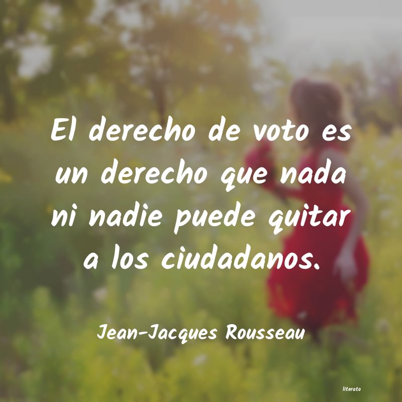 Frases de Jean-Jacques Rousseau