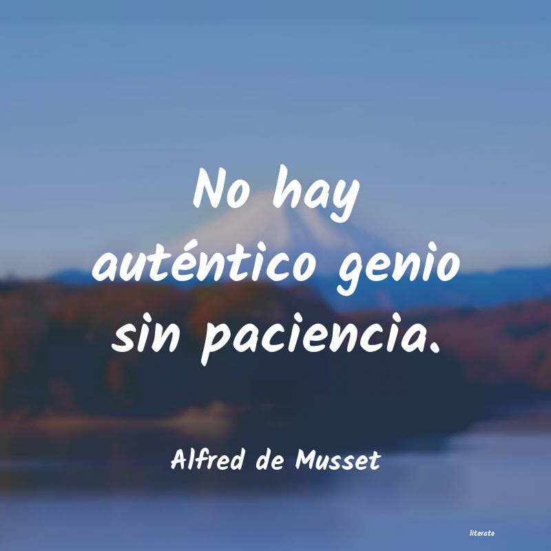 frases de Alfred de Musset