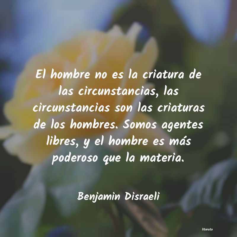 frases de Benjamin Disraeli