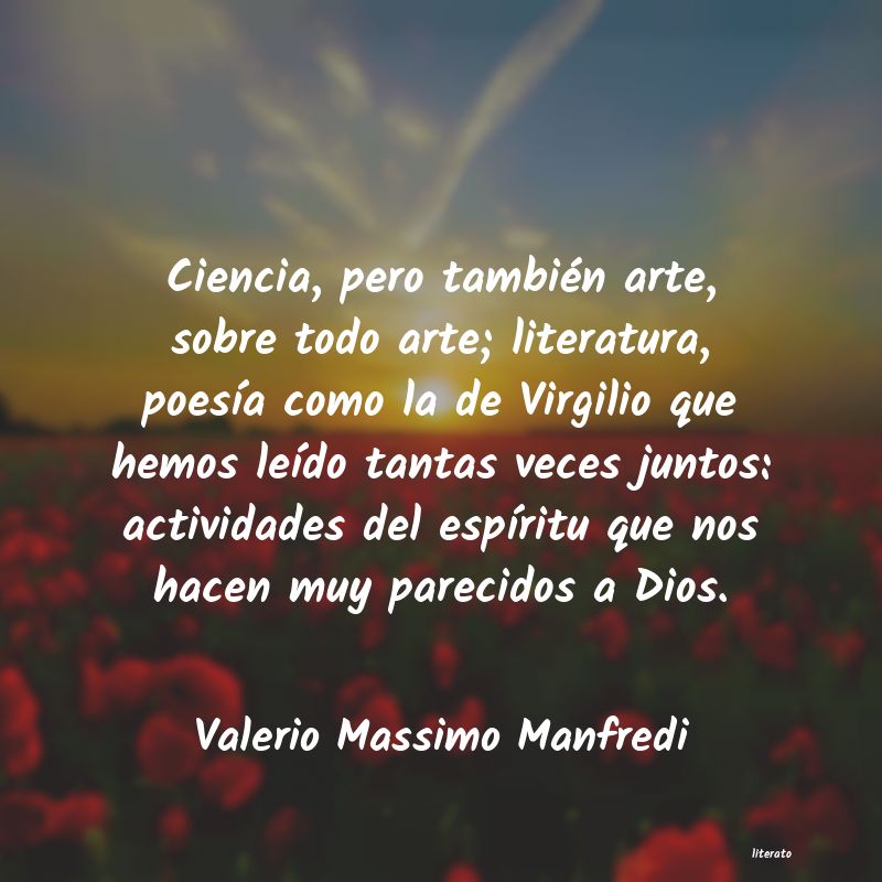 Frases de Valerio Massimo Manfredi