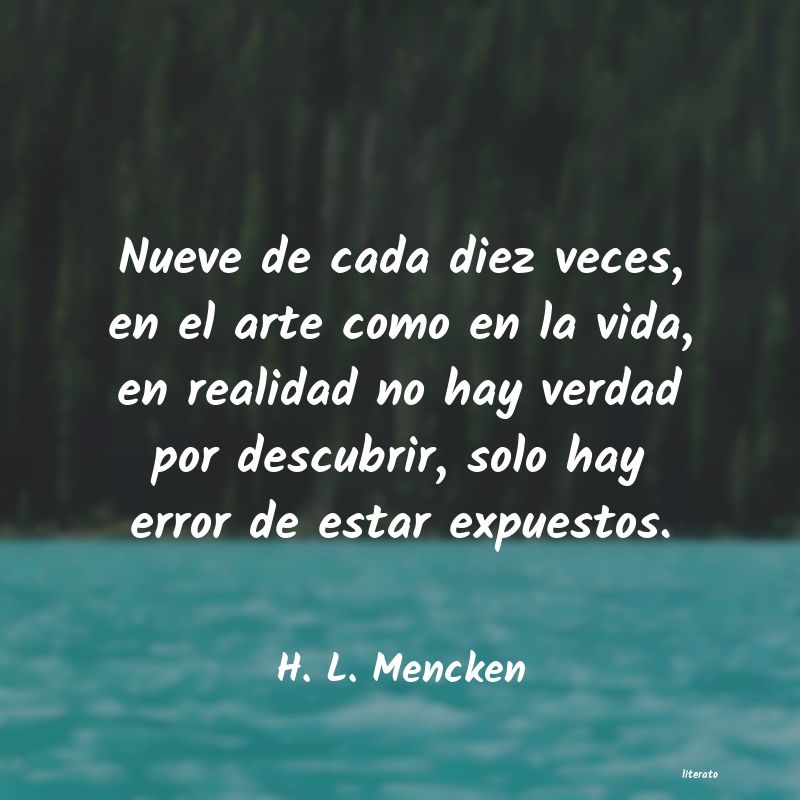 frases de H. L. Mencken